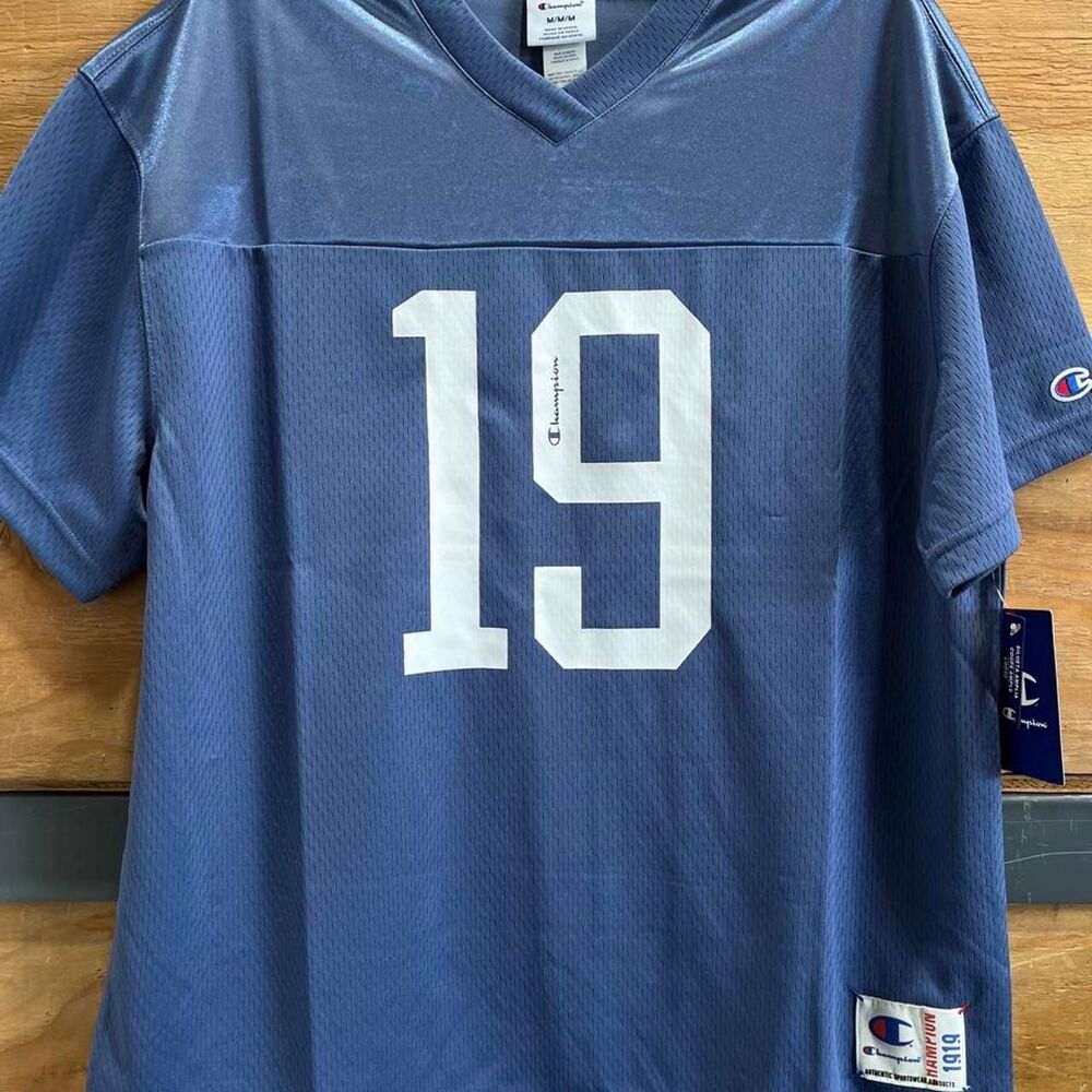 Champion Men's Navy and Blue Shirt